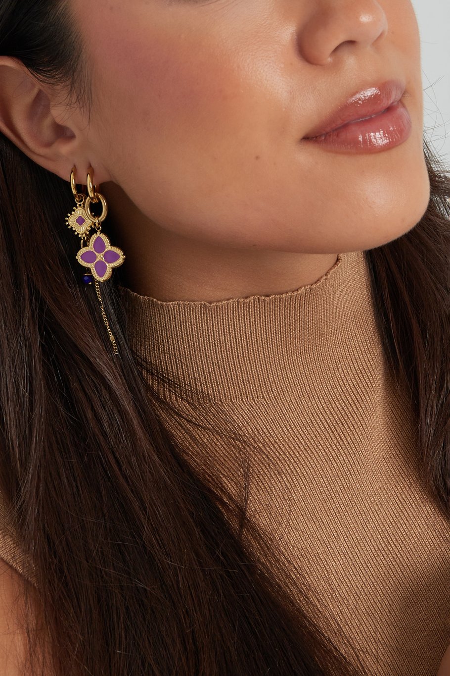 Trendy gouden oorbellen dames