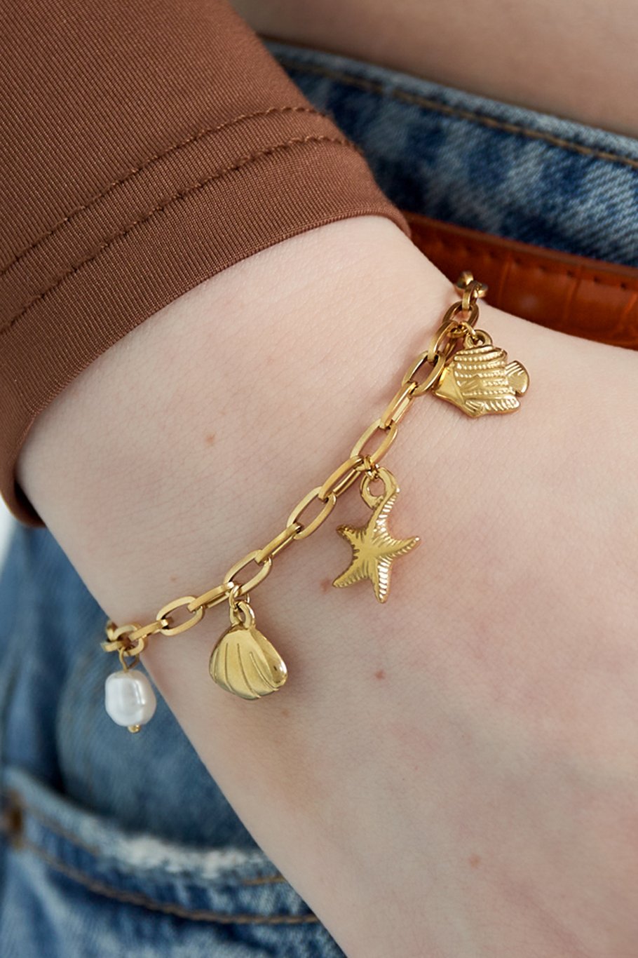 Sea you Soon accessoire van roestvrij staal met kleurdetails