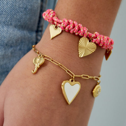 Charm Up! gouden armband met bedels
