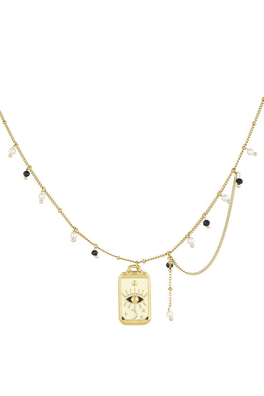 Elegante dames ketting met mystiek ontwerp
