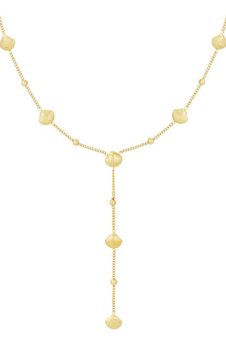 trendy dames ketting met schelpjes