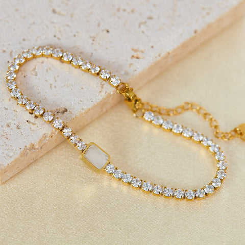 Elegant sieraad voor vrouwen – 9k goud vergulde armband